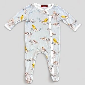 Milkbarn Footed Bird Onesie, 3-6 months, VGUC